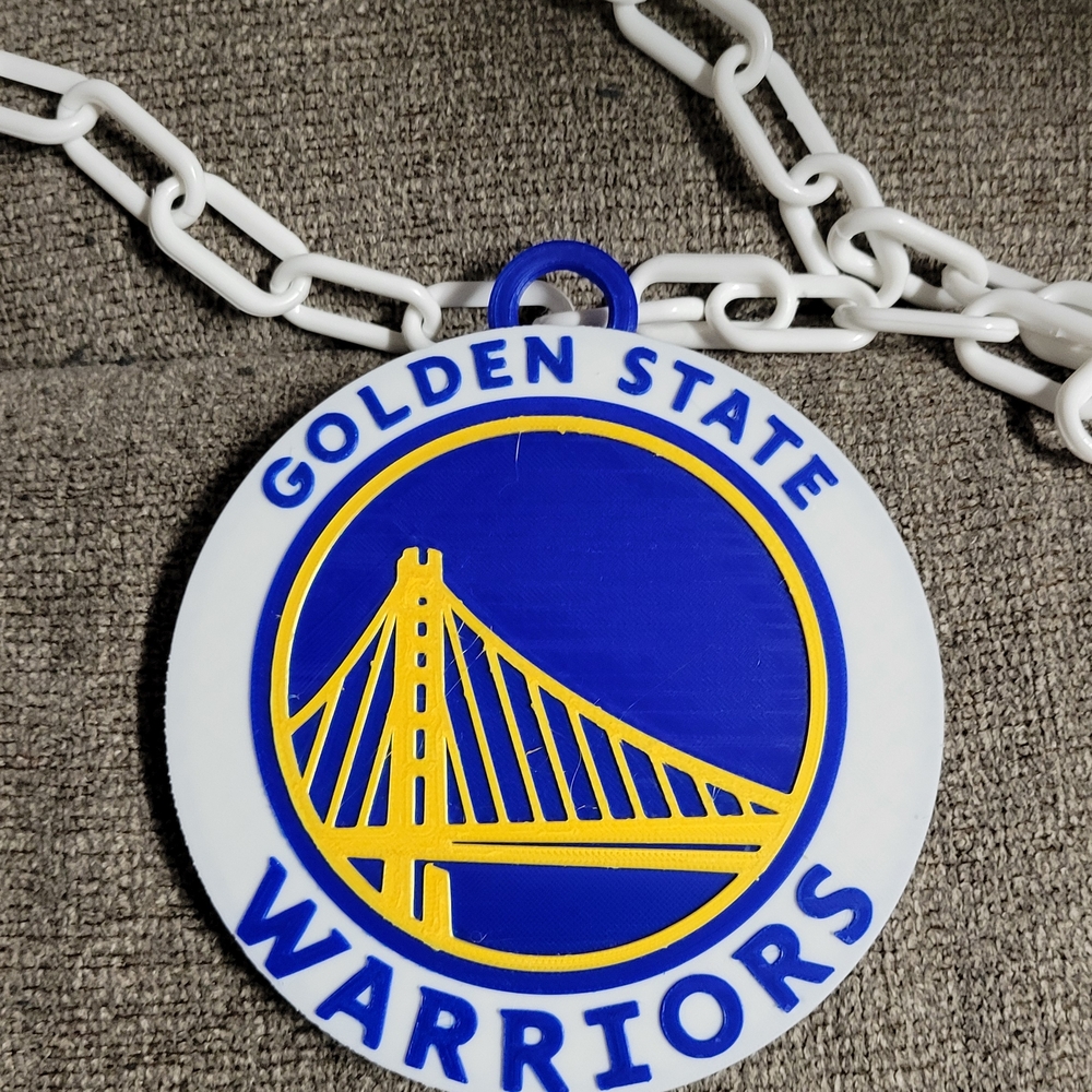 Golden State Warriors Pendant Necklace
